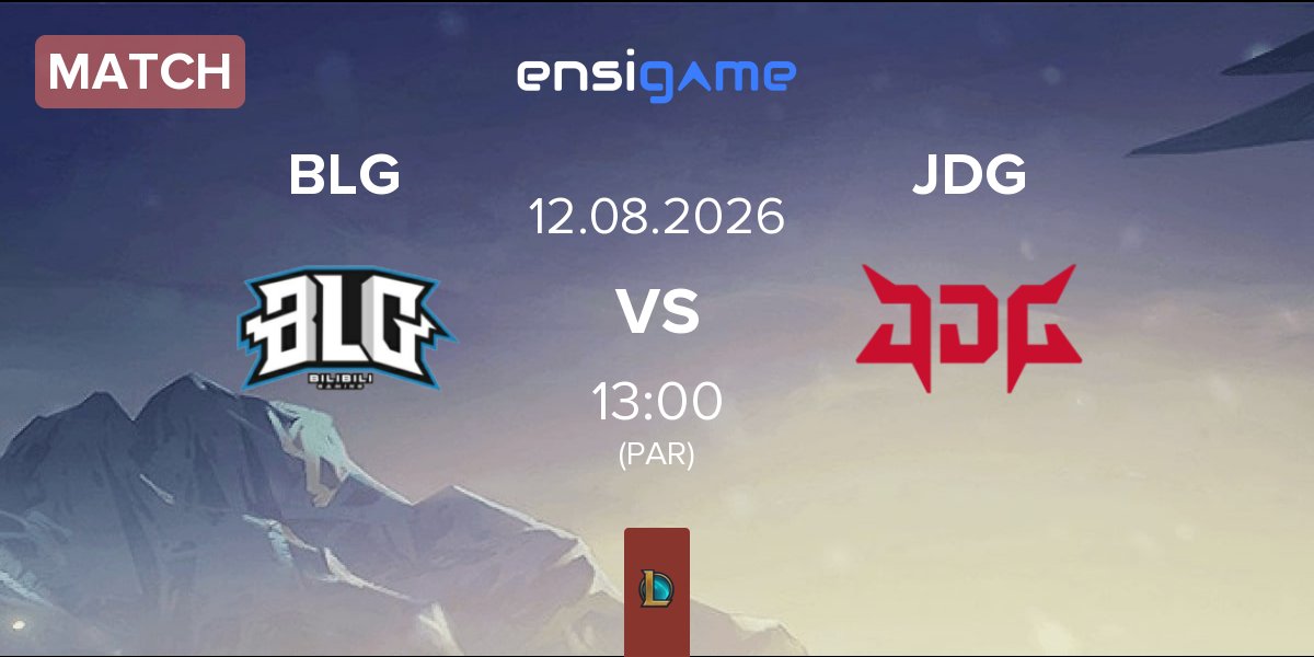 Match Bilibili Gaming BLG vs JD Gaming JDG | 12.08