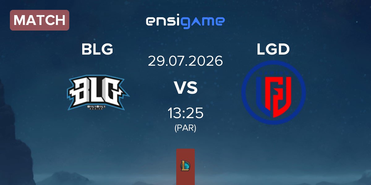 Match Bilibili Gaming BLG vs LGD Gaming LGD | 29.07