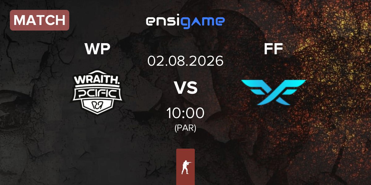 Partida WRAITH PCIFIC WP vs Fire Flux Esports FF | 02.08