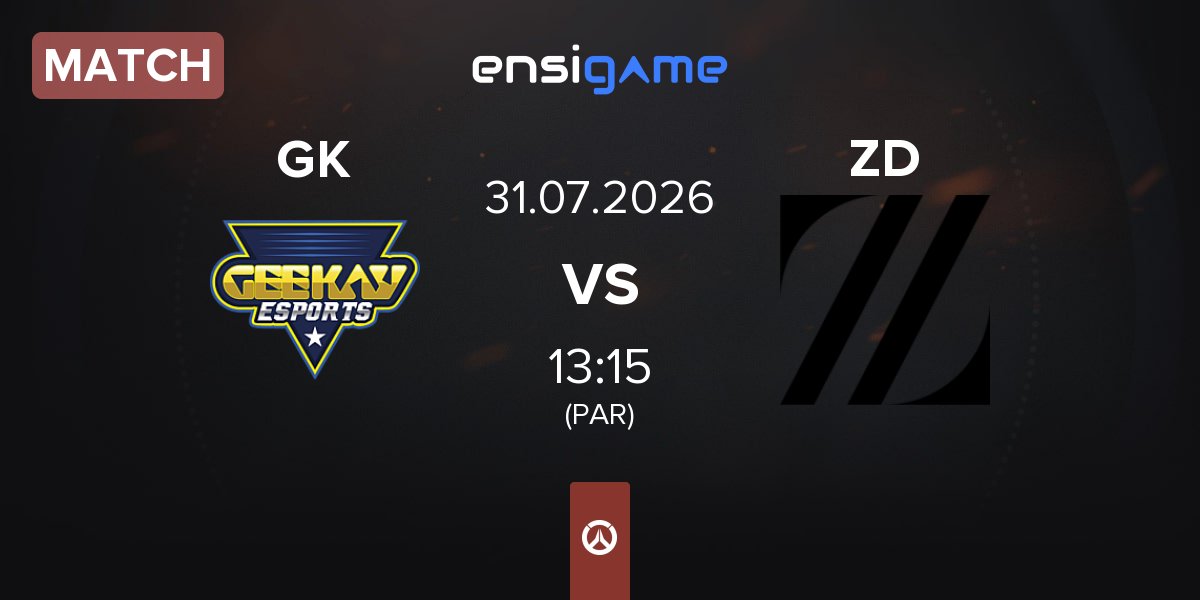 Partida Geekay Esports GK vs Zeta Division ZD | 31.07