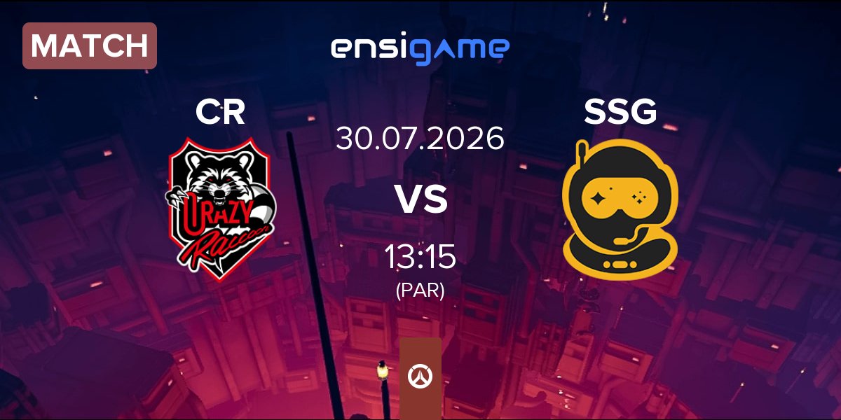 Match Crazy Raccoon CR vs Spacestation Gaming SSG | 30.07