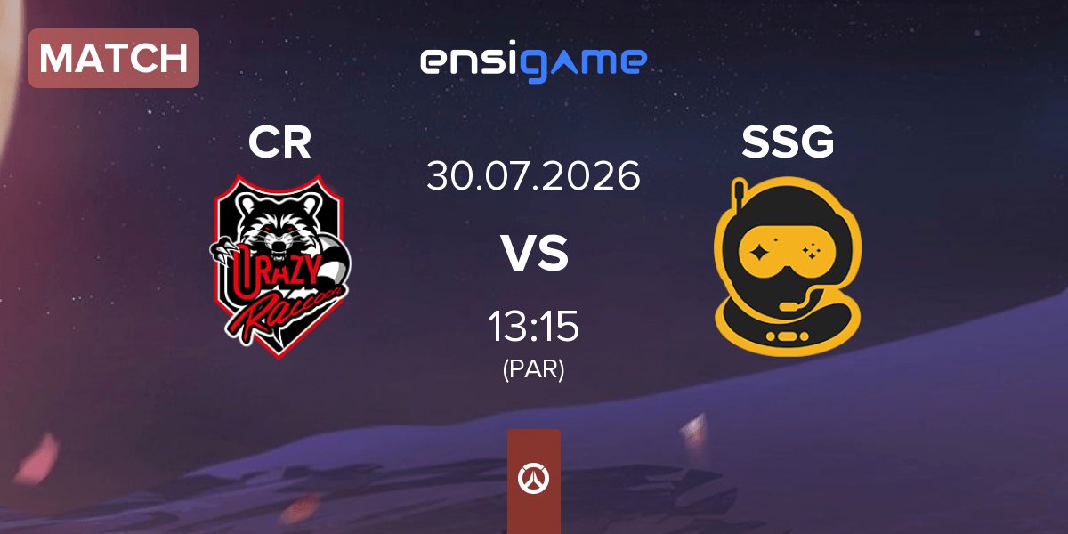 Partida Crazy Raccoon CR vs Spacestation Gaming SSG | 30.07