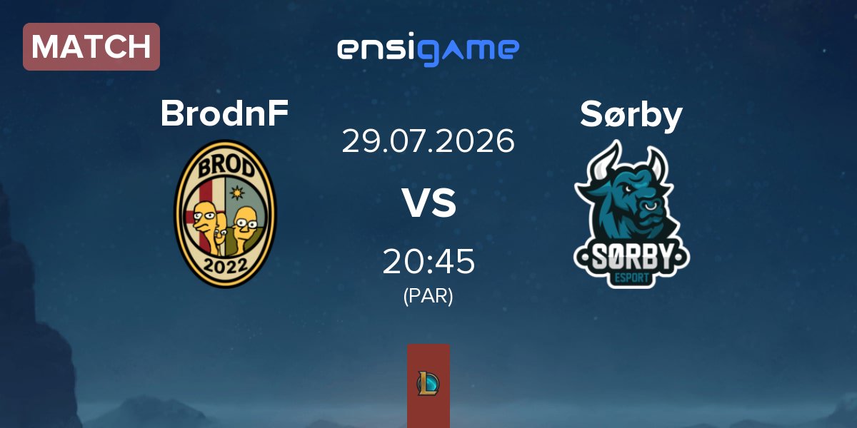 Partida Brod n Friends BrodnF vs Sørby eSport Sørby | 29.07