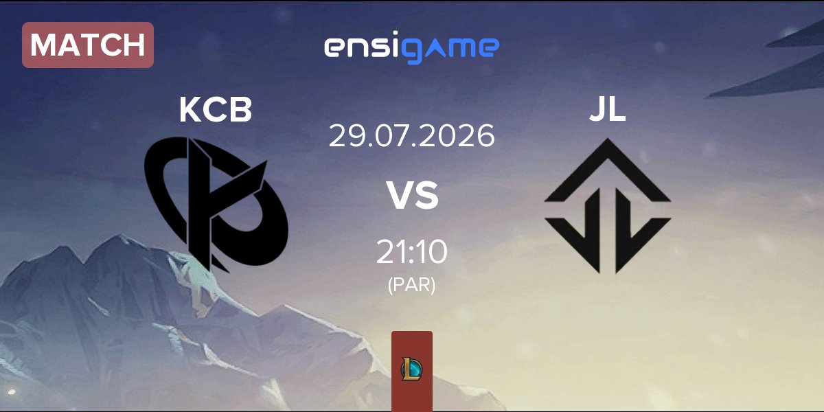 Match Karmine Corp Blue KCB vs Joblife JL | 29.07