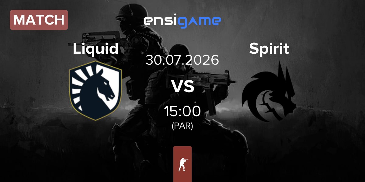Partida Team Liquid Liquid vs Team Spirit Spirit | 30.07