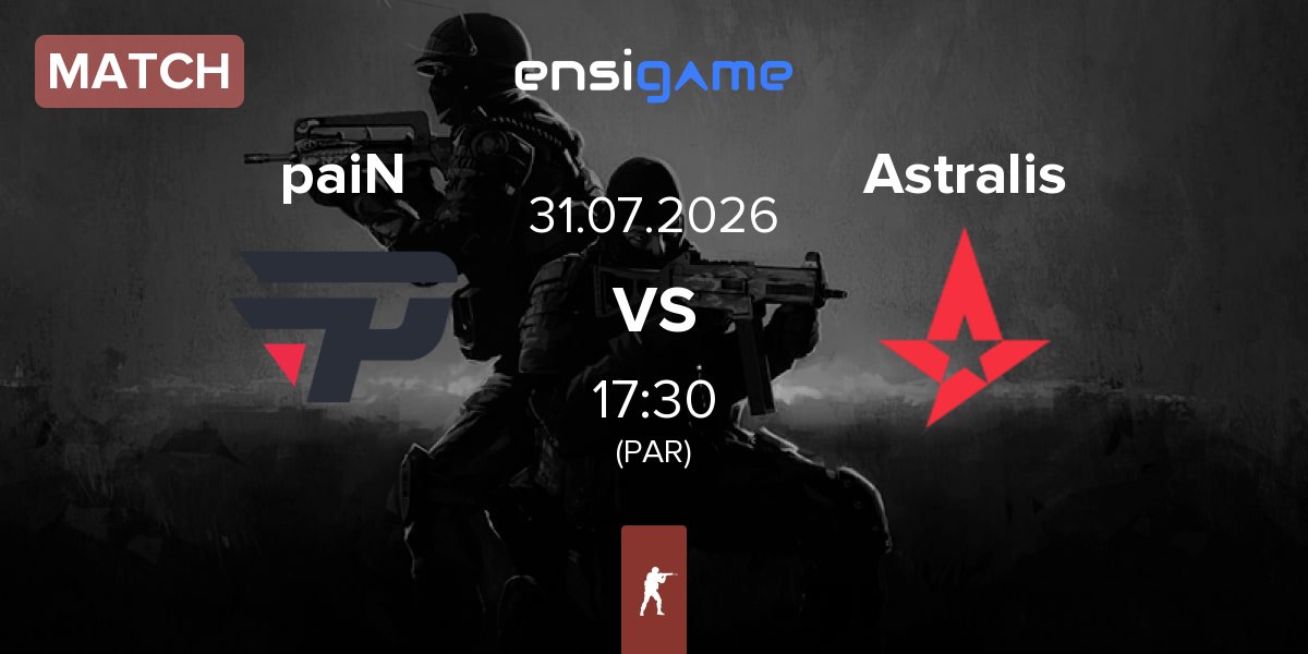 Partida paiN Gaming paiN vs Astralis | 31.07