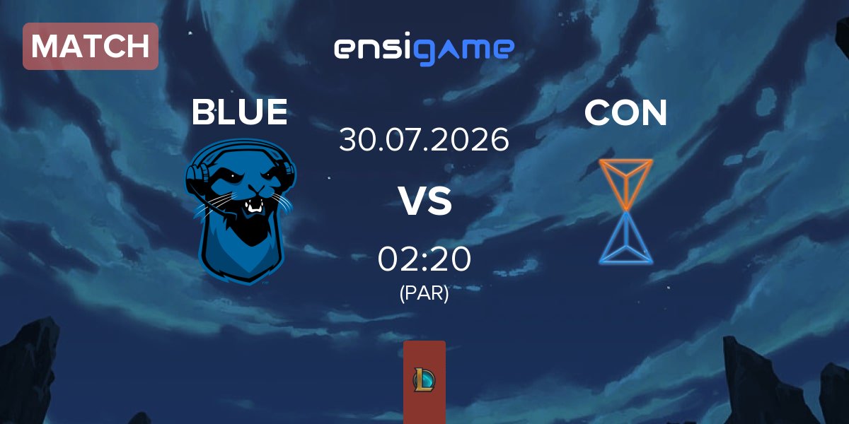 Match Blue Otter BLUE vs Contingent Esports CON | 30.07
