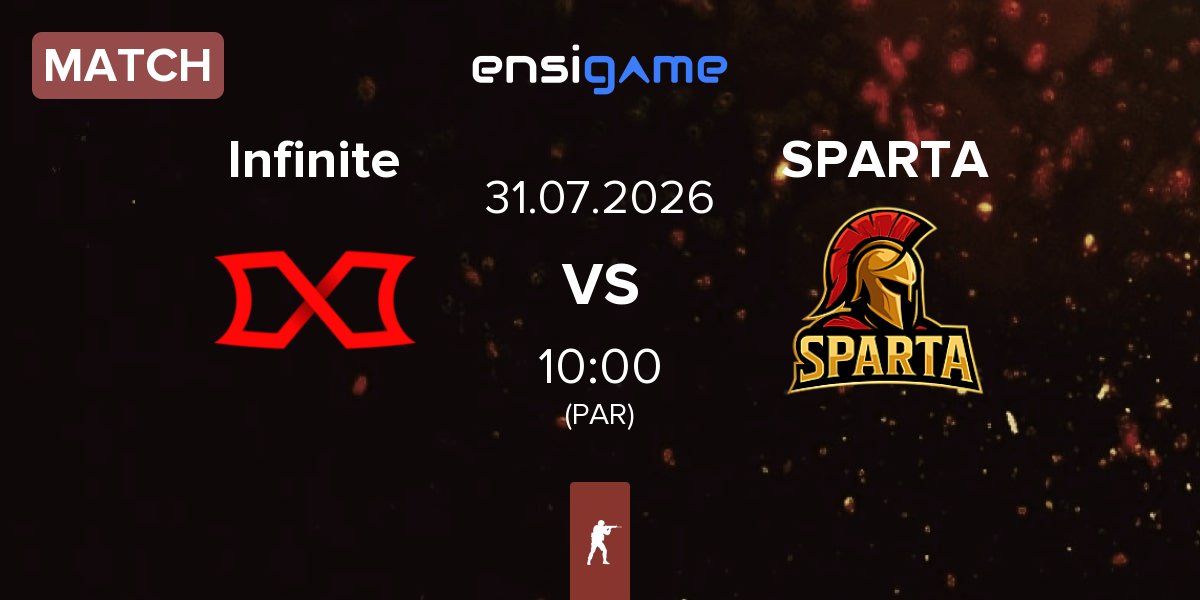 Match Infinite Gaming Infinite vs SPARTA Esports SPARTA | 31.07