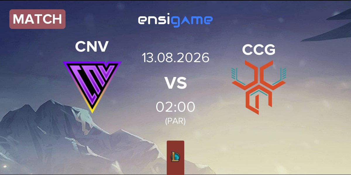 Partida Conviction CNV vs CCG Esports CCG | 13.08