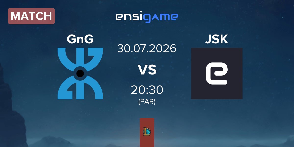 Match GnG Amazigh GnG vs Jsk Esports JSK | 30.07
