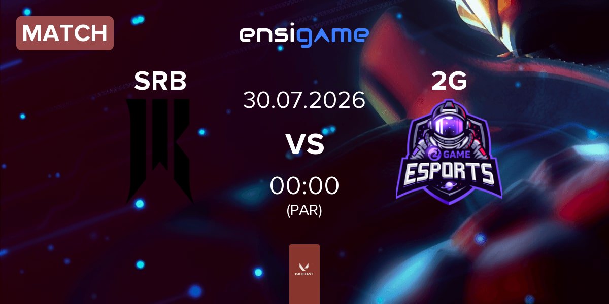 Match Shopify Rebellion Black SRB vs 2GAME Esports 2G | 30.07