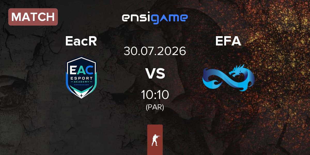 Match EAC Rising EacR vs Eternal Fire Academy EFA | 30.07