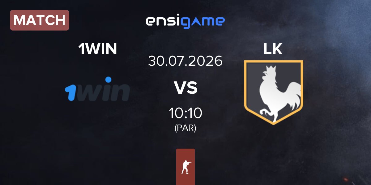 Match 1w Team 1WIN vs los kogutos LK | 30.07
