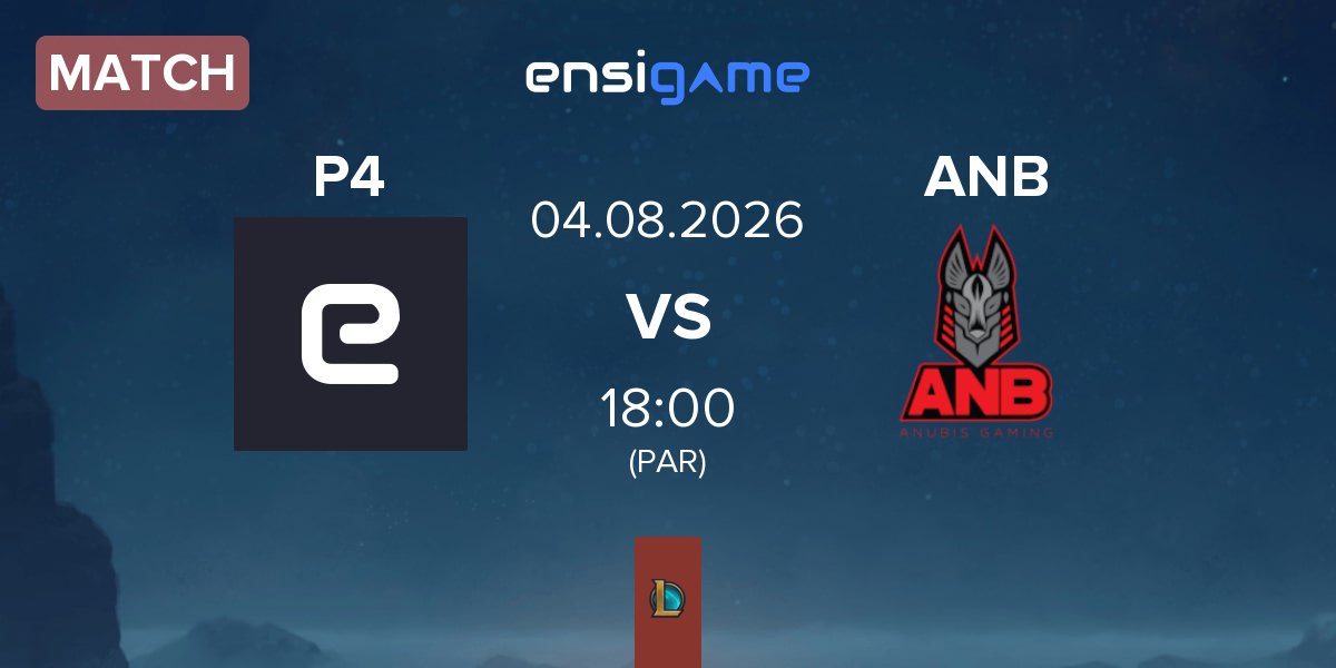Match Pyramid IV Esports P4 vs Anubis Gaming ANB | 04.08