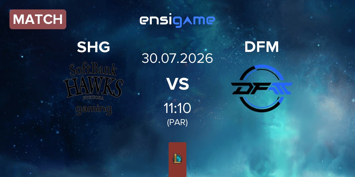 Match Fukuoka SoftBank Hawks gaming SHG vs DetonatioN FocusMe DFM | 30.07