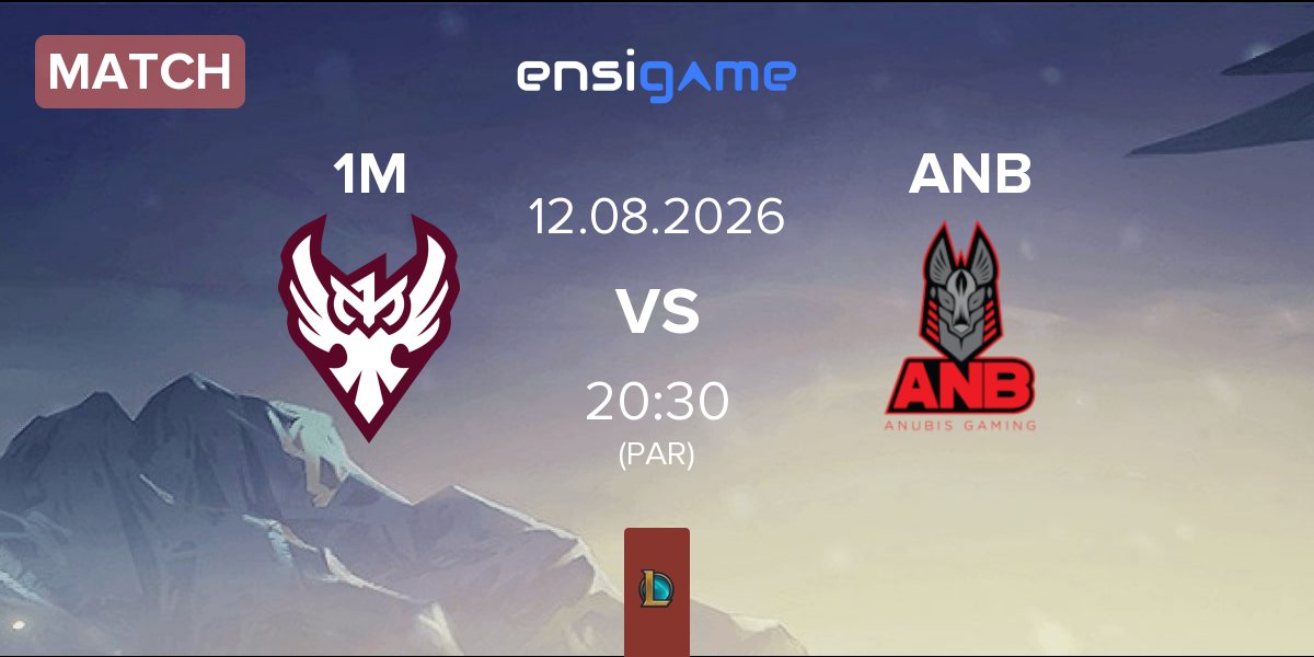 Partida One More Esports 1M vs Anubis Gaming ANB | 12.08
