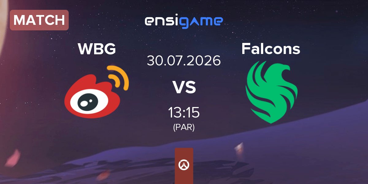 Match Weibo Gaming WBG vs Team Falcons Falcons | 30.07