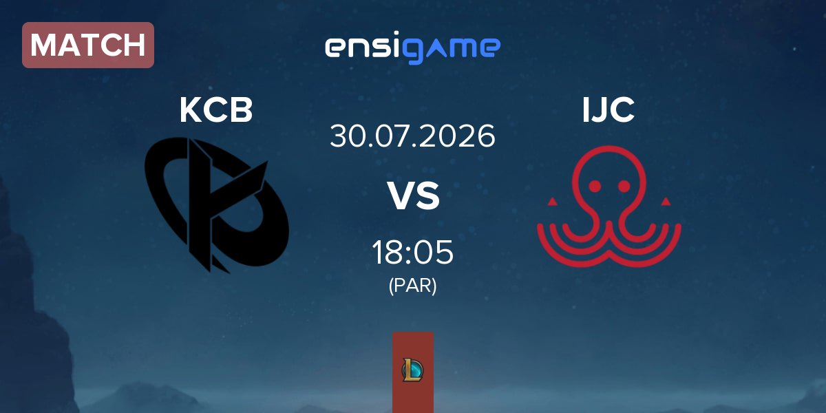 Match Karmine Corp Blue KCB vs Ici Japon Corp IJC | 30.07