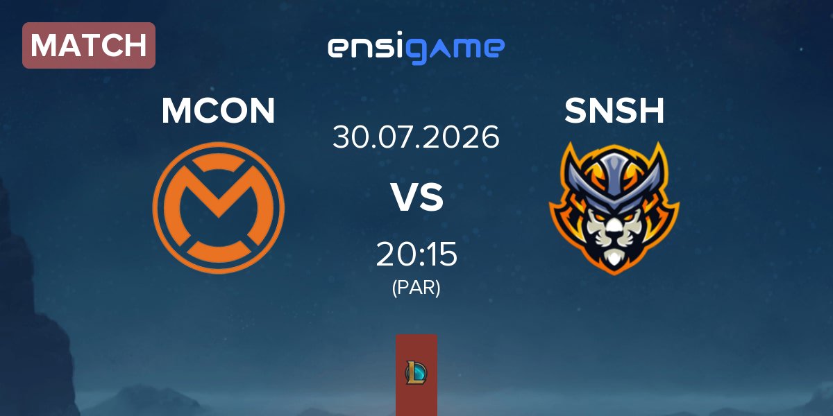 Match mCon esports MCON vs Senshi eSports SNSH | 30.07
