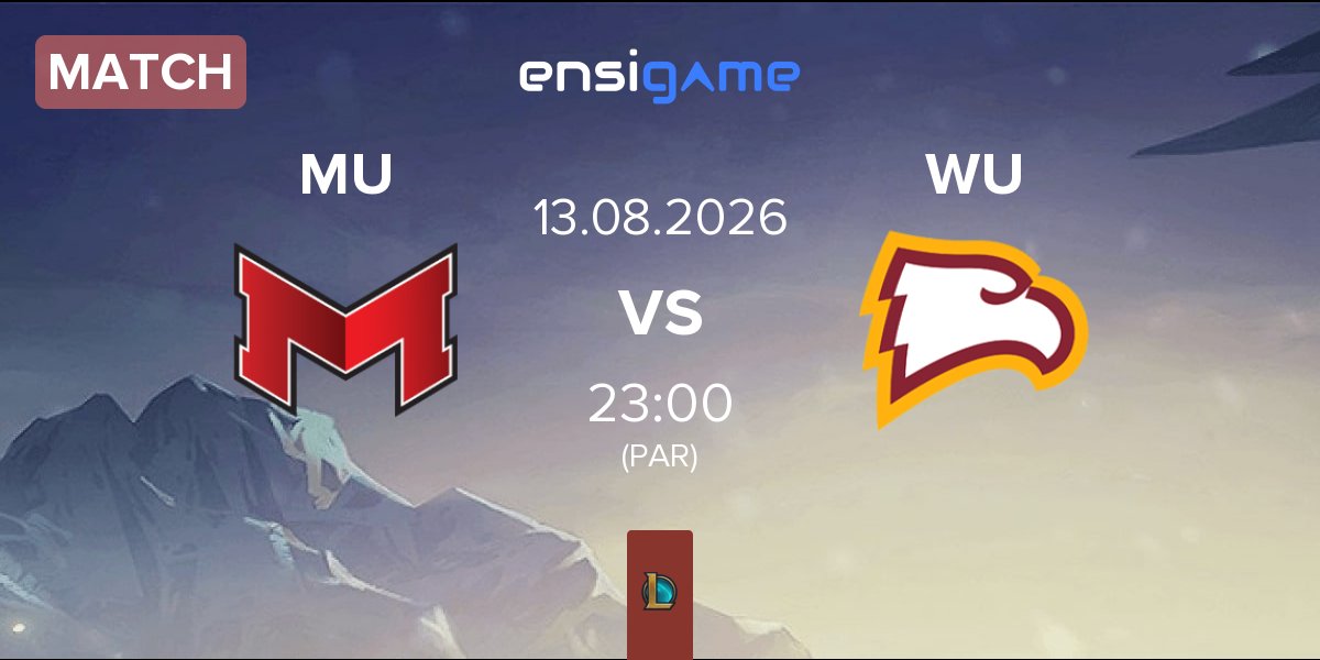 Match Maryville University MU vs Winthrop University WU | 13.08