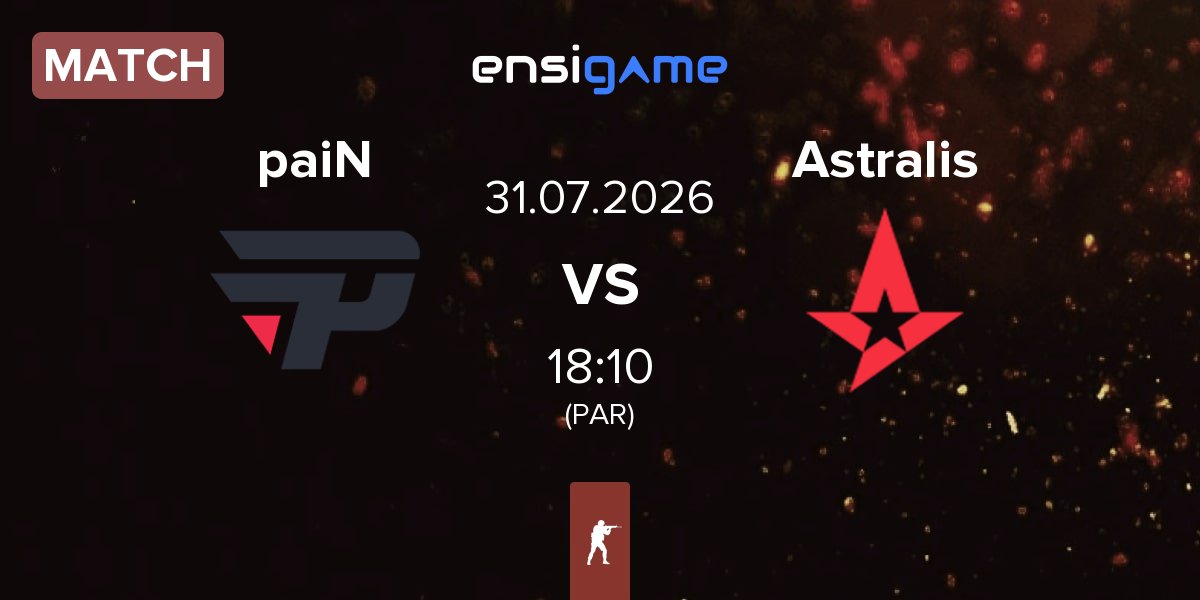 Partida paiN Gaming paiN vs Astralis | 31.07