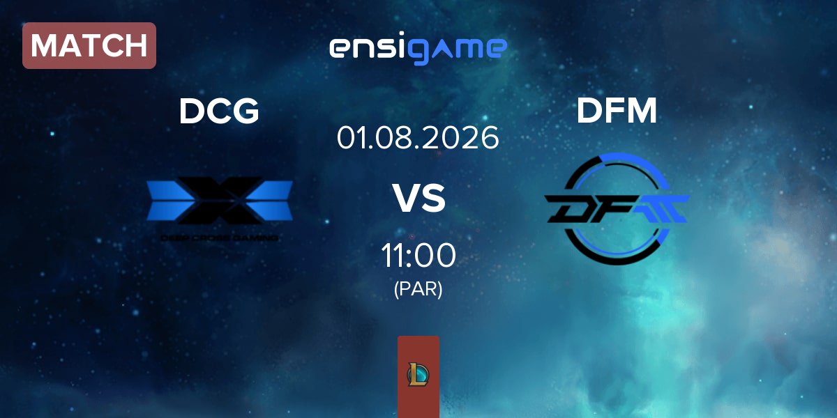 Match Deep Cross Gaming DCG vs DetonatioN FocusMe DFM | 01.08