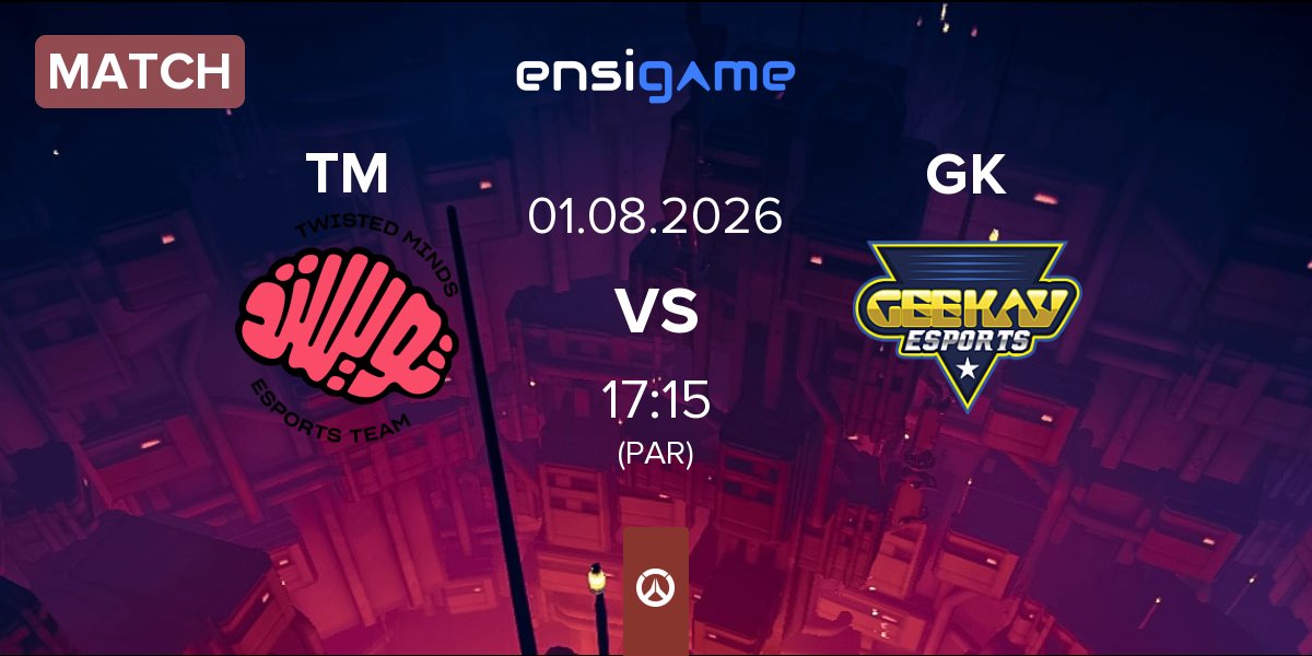 Match Twisted Minds TM vs Geekay Esports GK | 01.08