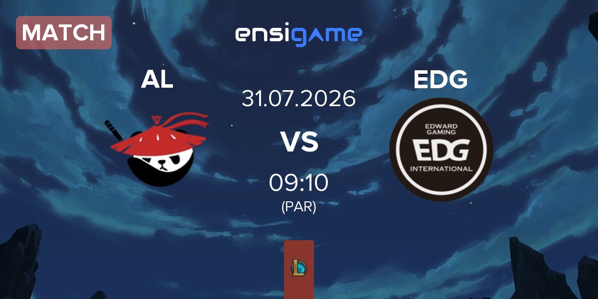 Match Anyone's Legend AL vs EDward Gaming EDG | 31.07