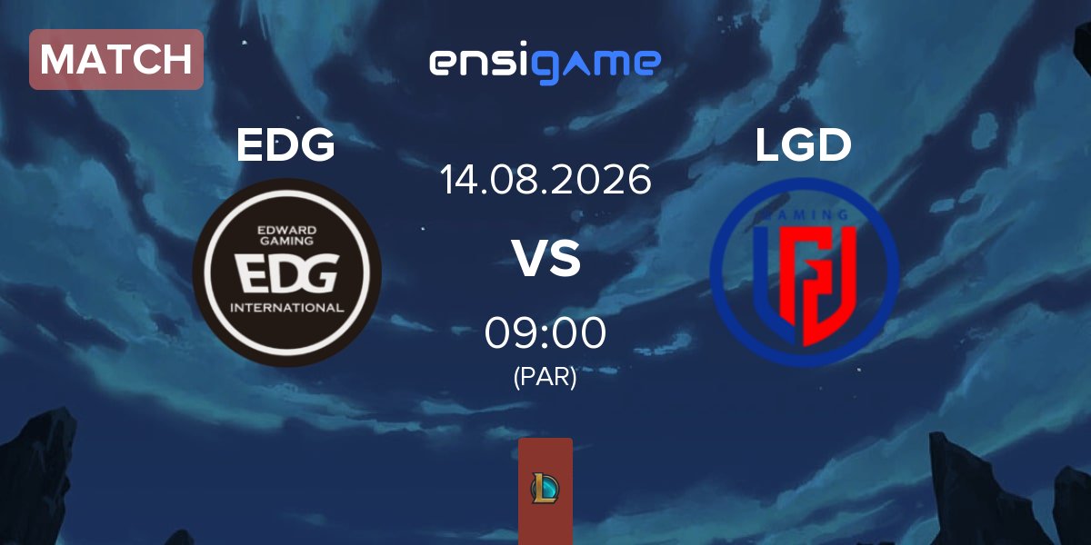 Match EDward Gaming EDG vs LGD Gaming LGD | 14.08