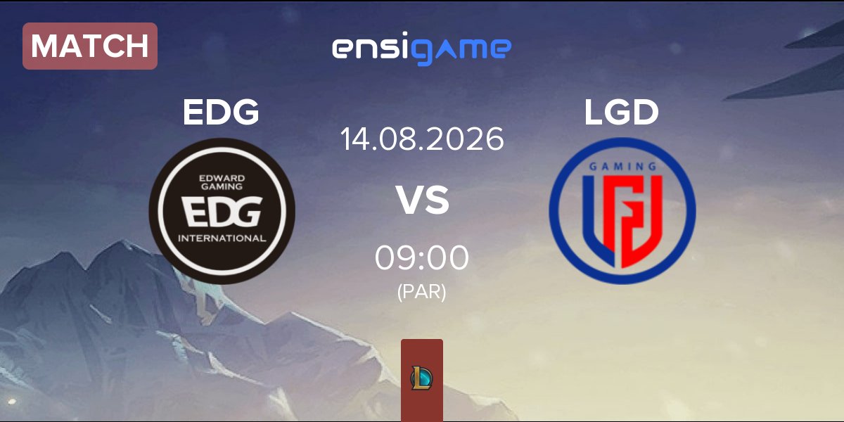 Match EDward Gaming EDG vs LGD Gaming LGD | 14.08