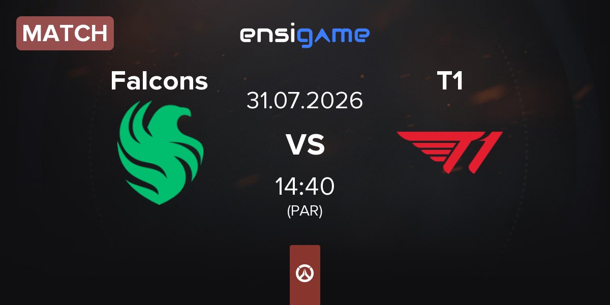 Match Team Falcons Falcons vs T1 | 31.07