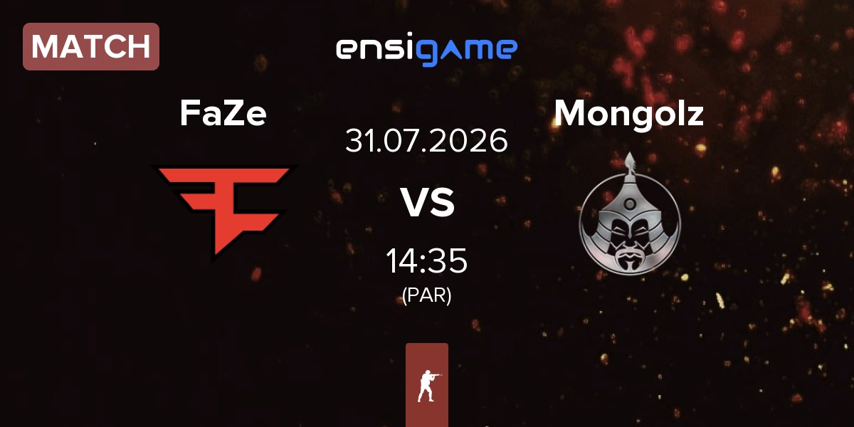 Match FaZe Clan FaZe vs The Mongolz Mongolz | 31.07