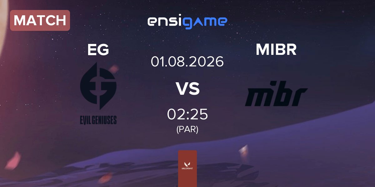Match Evil Geniuses EG vs Made in Brazil MIBR | 01.08
