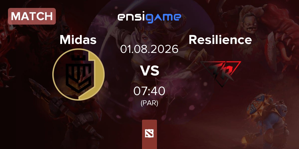 Match Midas Club Midas vs Team Resilience Resilience | 01.08