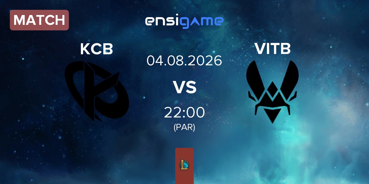 Match Karmine Corp Blue KCB vs Vitality.Bee VITB | 04.08