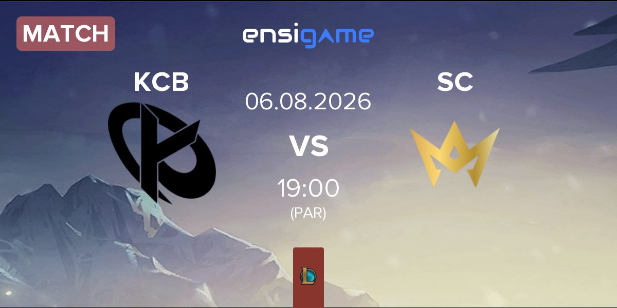 Match Karmine Corp Blue KCB vs Skillcamp SC | 06.08