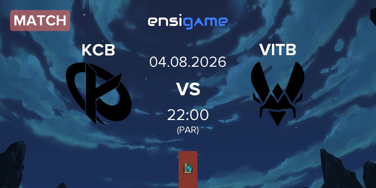 Match Karmine Corp Blue KCB vs Vitality.Bee VITB | 04.08