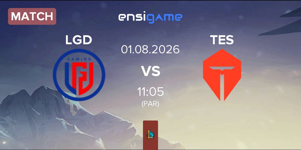 Match LGD Gaming LGD vs TOP Esports TES | 01.08