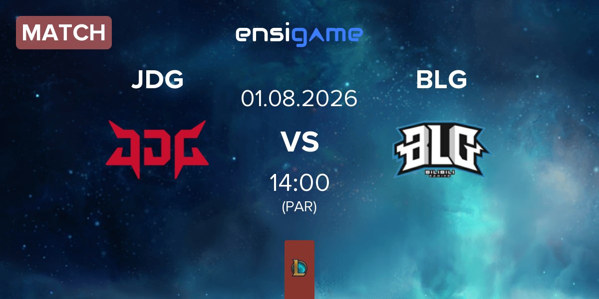Partida JD Gaming JDG vs Bilibili Gaming BLG | 01.08
