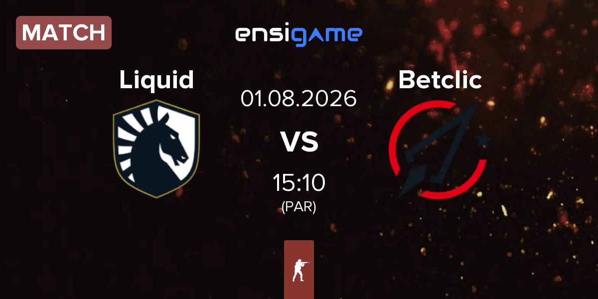 Partida Team Liquid Liquid vs Betclic | 01.08