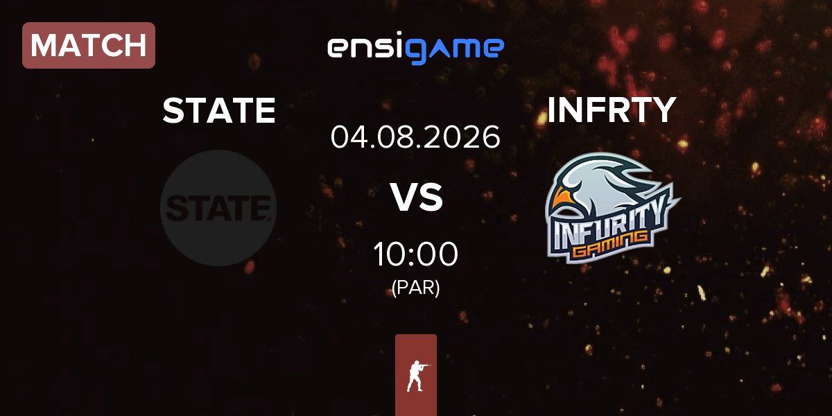 Match STATE vs INFURITY INFRTY | 04.08