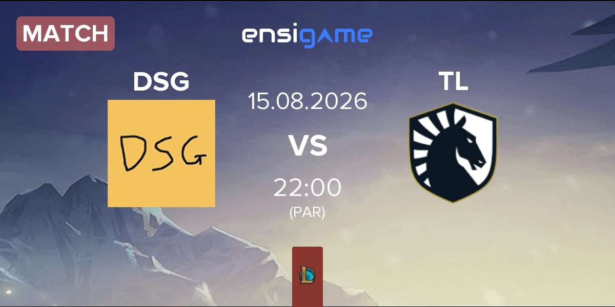 Match Disguised DSG vs Team Liquid TL | 15.08
