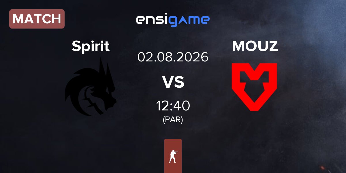 Match Team Spirit Spirit vs MOUZ | 02.08