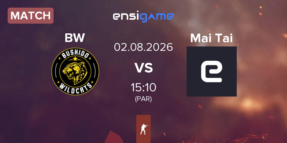 Match Bushido Wildcats BW vs Mai Tai | 02.08
