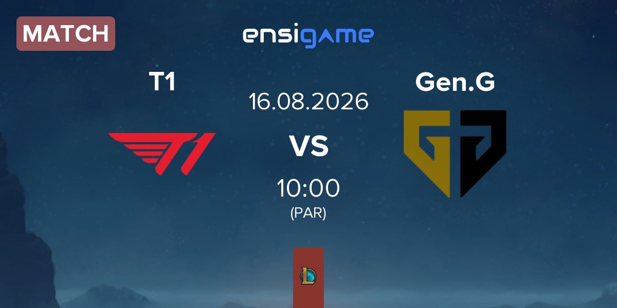 Partida T1 vs Gen.G Esports Gen.G | 16.08