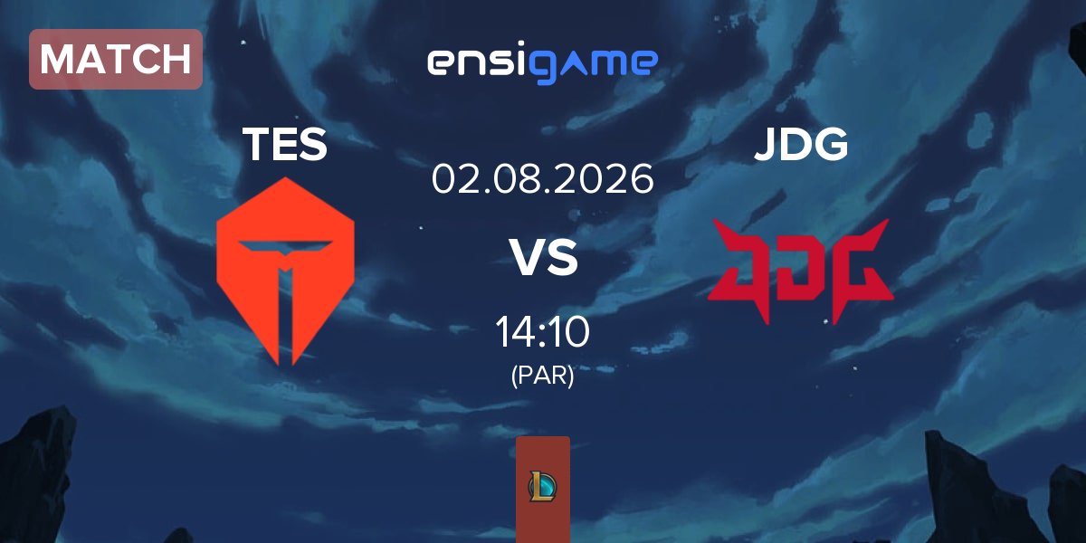 Partida TOP Esports TES vs JD Gaming JDG | 02.08