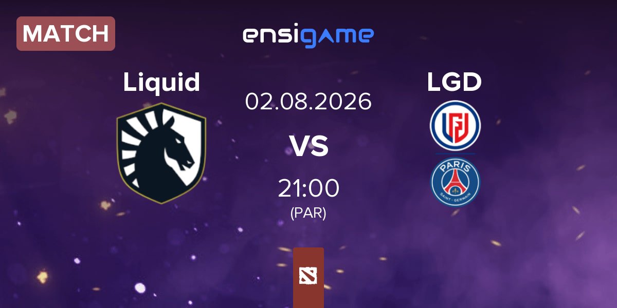 Match Team Liquid Liquid vs LGD Gaming LGD | 02.08
