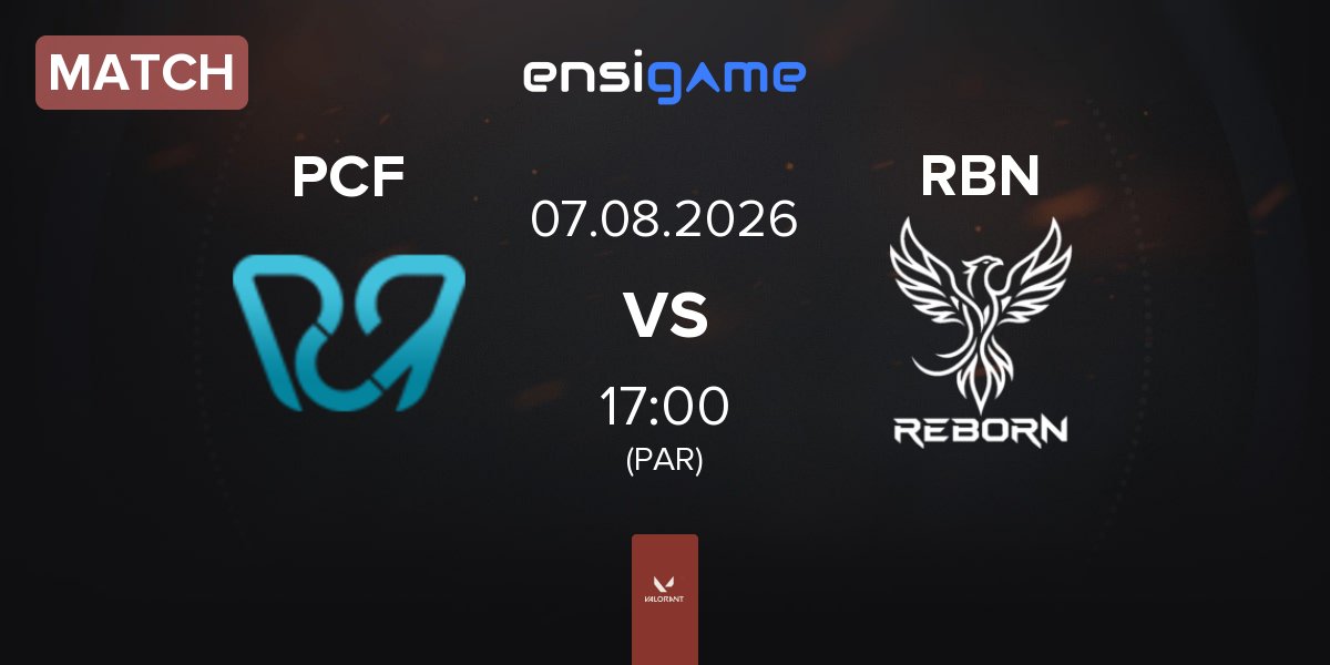 Match Pcific Esports PCF vs REBORN RBN | 07.08