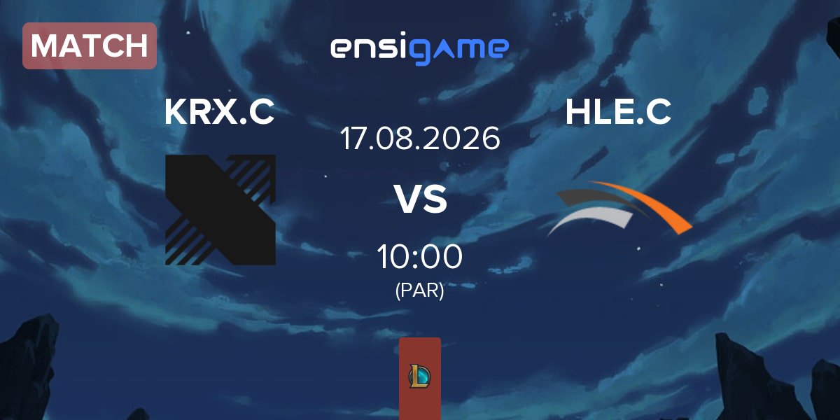 Match Kiwoom DRX Challengers KRX.C vs Hanwha Life Esports Challengers HLE.C | 17.08