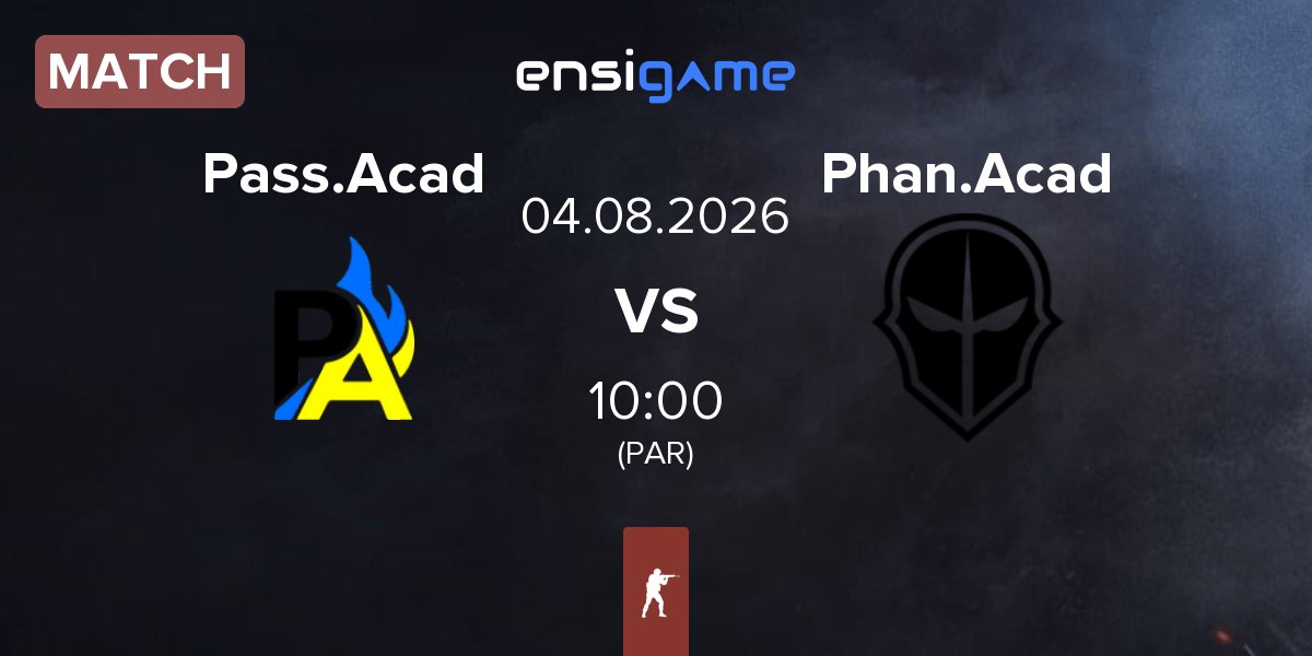 Match Passion Academy Pass.Acad vs Phantom Academy Phan.Acad | 04.08